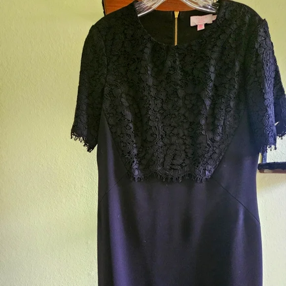 Black Ted Baker Sew in Love dress Lace esque Never worn size  /US